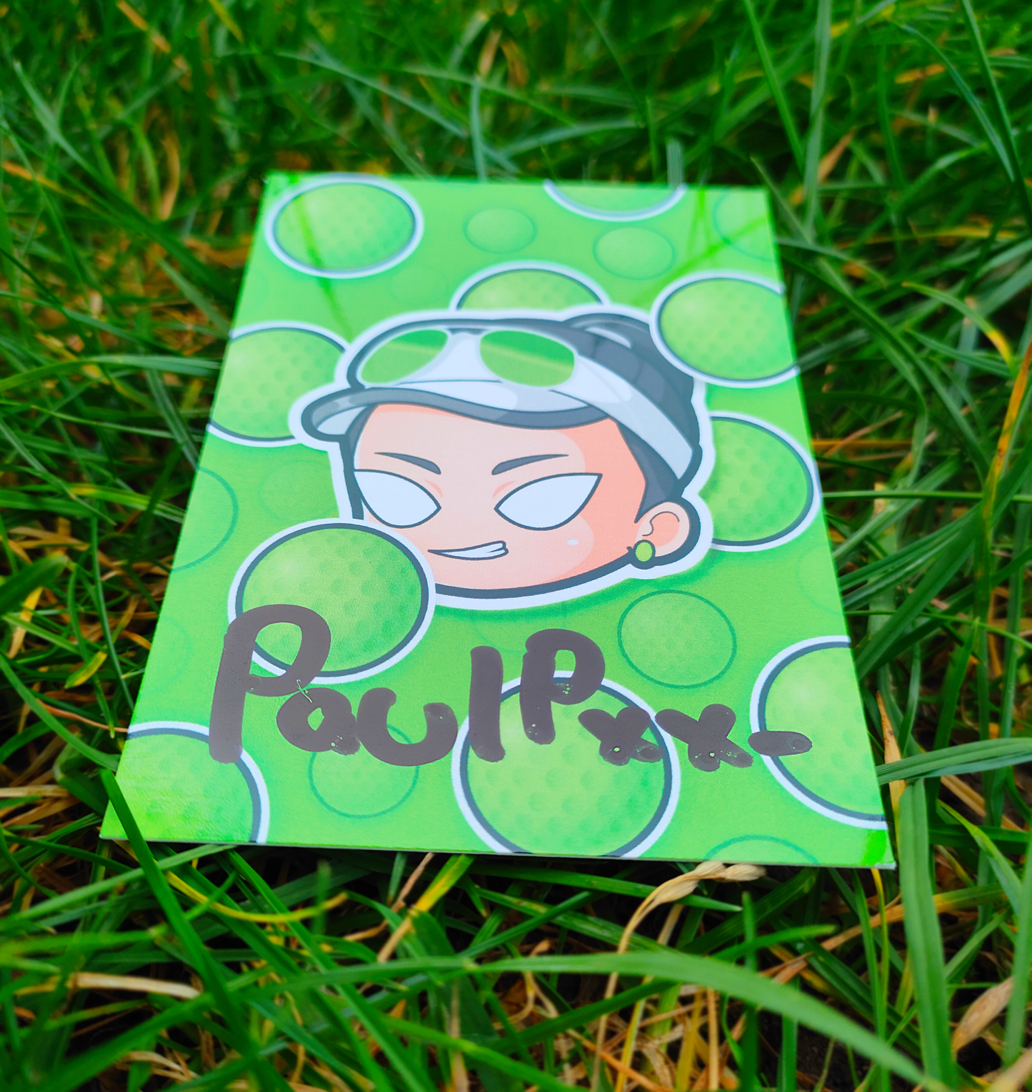 PAULPXX BUNDLE - Autogrammkarte + Epoxy Schlüsselanhänger + 3 Sticker